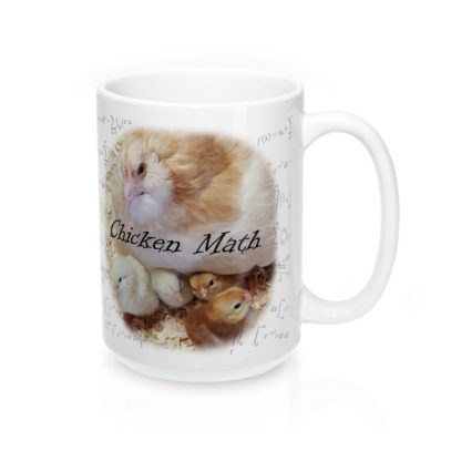 Chicken Math Mug with PTO Logo 15oz - Image 3