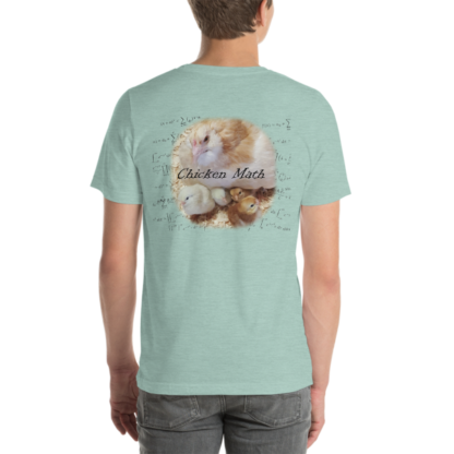 Chicken Math Short-Sleeve Unisex T-Shirt - COLOUR - Image 10