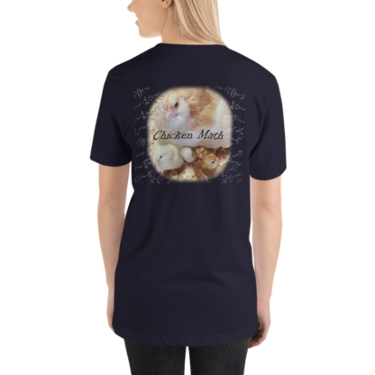 Chicken Math Short-Sleeve Unisex T-Shirt - DARK - Image 16