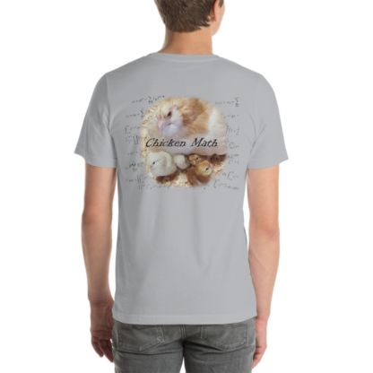 Chicken Math Short-Sleeve Unisex T-Shirt - COLOUR - Image 4