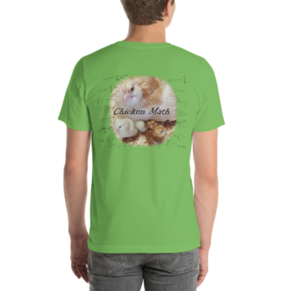 Chicken Math Short-Sleeve Unisex T-Shirt - COLOUR - Image 2
