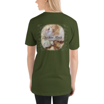 Chicken Math Short-Sleeve Unisex T-Shirt - DARK - Image 12